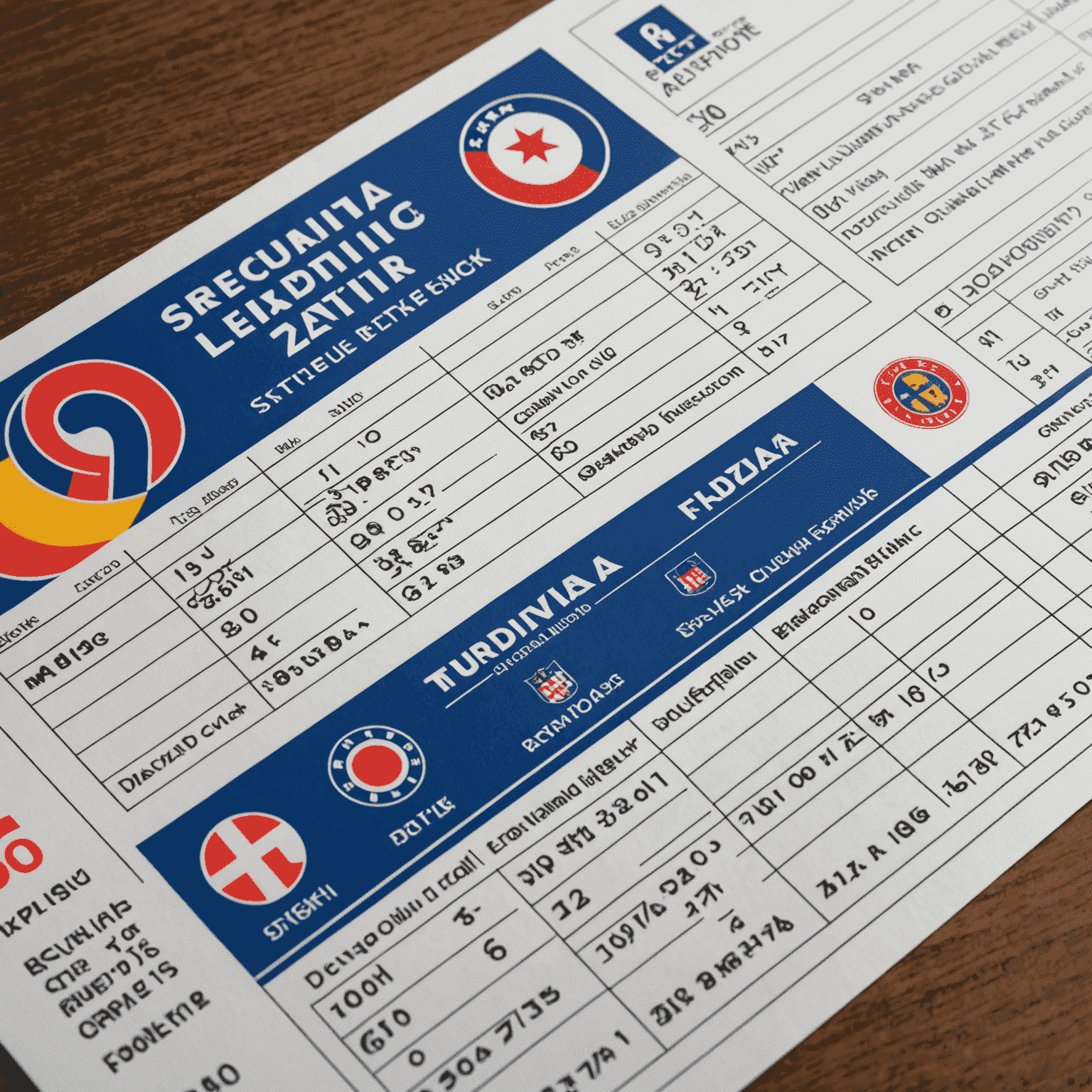 Illustration of popular Slovak sports and betting slip, representing the sports betting landscape in Slovakia